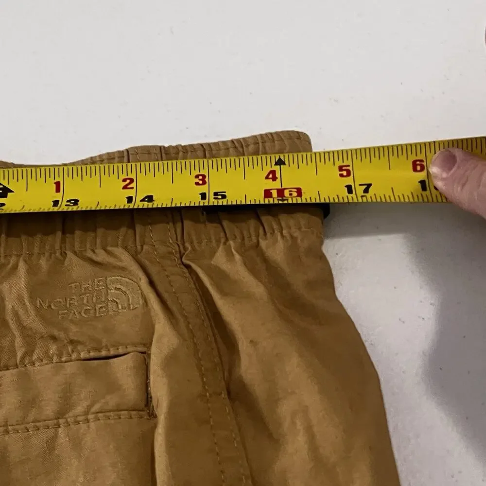 The North Face Men's Ripstop Standard Antelope Tan Cargo Belted Shorts Size M